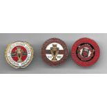 MANCHESTER UNITED PREMIER LGE CHAMPIONS BADGES X 3