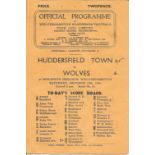 1946-47 WOLVES V HUDDERSFIELD