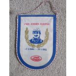 SPEEDWAY - ZDENEK KUDRNA MEMORIAL PENNANT - EXETER / BIRMINGHAM