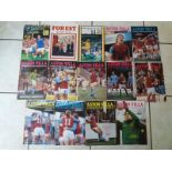 ASTON VILLA HOMES & AWAYS FROM THEIR 1980-81 CHAMPIONSHIP SEASON X 14