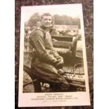 SPEEDWAY - CRYSTAL PALACE ORIGINAL ROGER FROGLEY POSTCARD CIRCA LATE 1920'S / EARLY 30'S