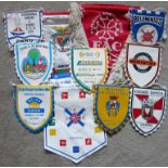 COLLECTION OF PORTUGUESE FOOTBALL PENNANTS X 11