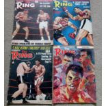 BOXING - 4 1960'S EDITION OF THE RING MAGAZINE AL FEATURING MUHAMMAD ALI