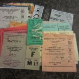 COVENTRY CITY 1970'S AWAY MATCH TICKETS X 25