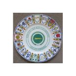 CRICKET - LEICESTERSHIRE COUMTY CRICKET CHAMPIONS 1975 COALPORT PLATE