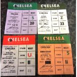 CHELSEA MATCH TICKETS LATE 60'S / EARLY 70'S X 4