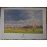 RUGBY UNION - BIRMINGHAM MOSELEY PRINT 'THE REDDINGS'