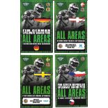 SPEEDWAY - 2008 GRAND PRIX OFFICIAL PASSES X 4