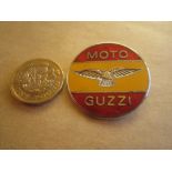 MOTOR CYCLING - LARGE MOTO GUZZI BADGE MADE IN ENGLAND