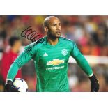 MANCHESTER UNITED - LEE GRANT AUTOGRAPHED PHOTO