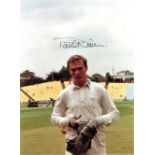 CRICKET - PAUL NIXON AT EDGBASTON HAND SIGNED PHOTOGRAPH