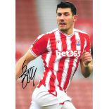 STOKE CITY - DANNY BATTH AUTOGRAPHED PHOTO