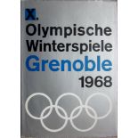 1968 WINTER OLYMPICS - EAST GERMAN BOOK / REPORT