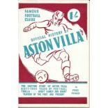 1948 OFFICIAL HISTORY OF ASTON VILLA