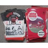 MANCHESTER UNITED 1960'S HOME PROGRAMMES X 114