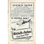 1949-50 WEST BROMWICH ALBION V ARSENAL