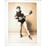 BOXING - TOMMY BURNS ORIGINAL PRESS PHOTO FROM EARLY 1900'S