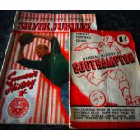 SOUTHAMPTON SILVER JUBILEE BROCHURE & OFFICIAL HISTORY OF SOUTHAMPTON BOOKLET