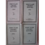 FIRST CLASS CRICKET MATCHES 1884, 1894, 1901 & 1902
