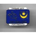 2008 FA CUP FINAL CARDIFF V PORTSMOUTH BADGE