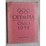 1952 WINTER OLYMPIC GAMES STICKER / PHOTO BOOK COMPLETE