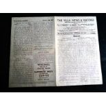 ASTON VILLA V COVENTRY CITY (FEB) 1944/45