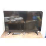 42" flat screen television set (straight from used) with remote control.