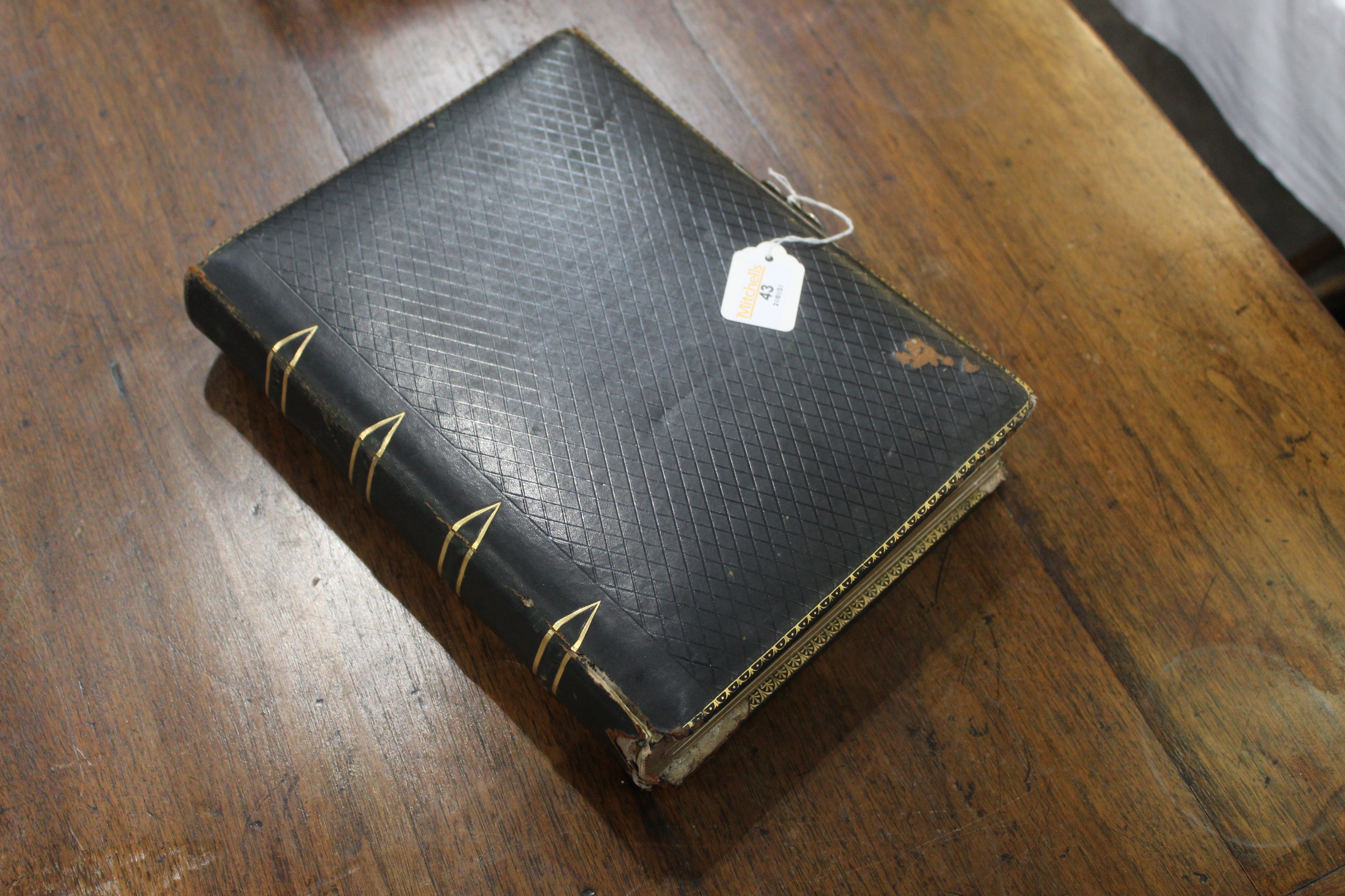 Victorian photograph album of portrait photographs