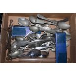 A selection of miscellaneous silver-plat