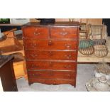 A late Victorian/Edwardian stained pine