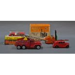 A group lot of diecast, comprising a Dinky 14 C Coventry Climax forklift truck,