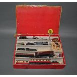 A group lot of Trix Twin Railway train set and accessories.