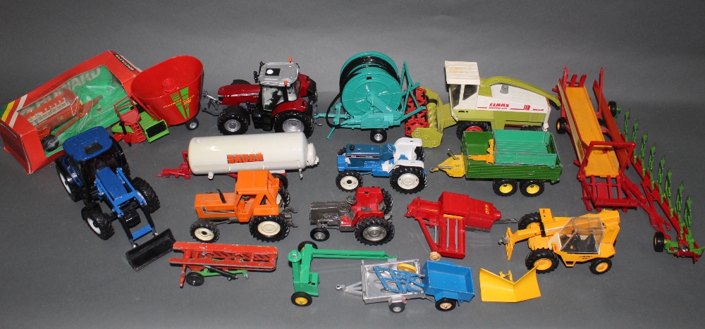 A group lot of Britain's diecast agricultural model vehicles,