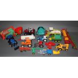 A group lot of Britain's diecast agricultural model vehicles,