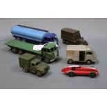 A group lot of Dinky and diecast, comprising a blue Super Toys 504 Foden 14-ton tanker,