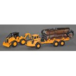 Two Joal scale models of construction vehicles,