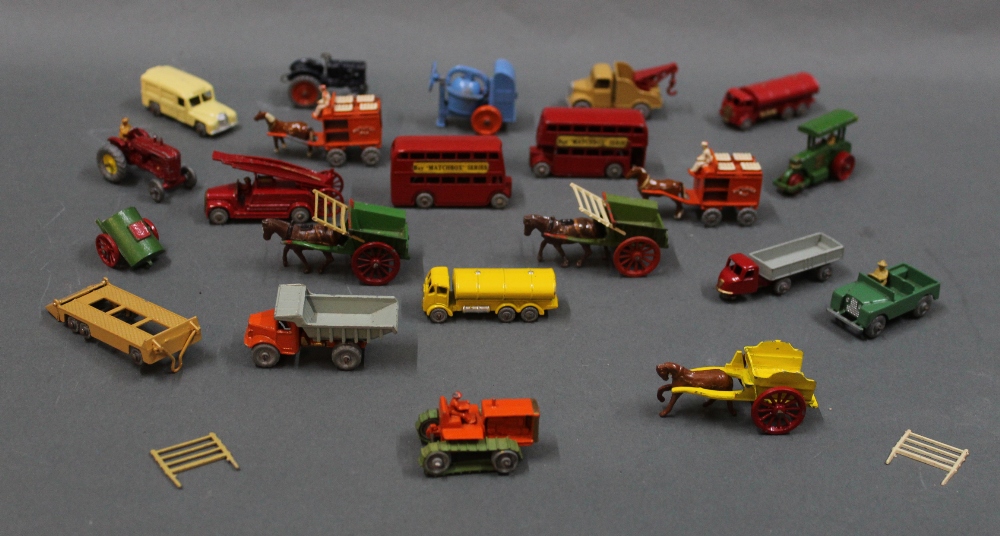 A group lot of Matchbox and Britain's diecast models,