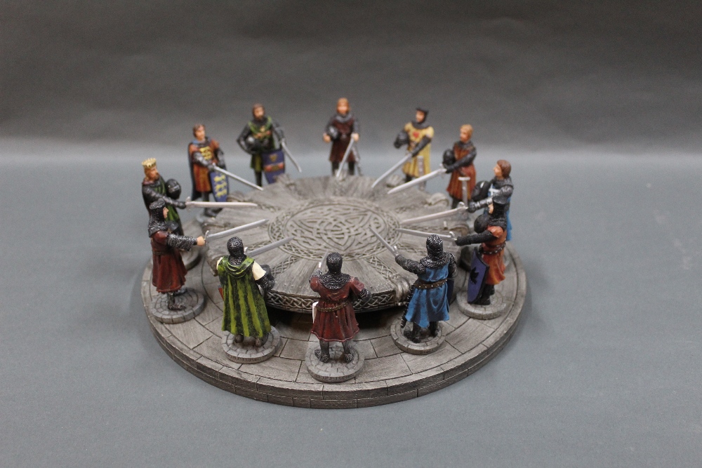 A resin Sculptures UK Knights of the Round Table collectable model,