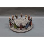 A resin Sculptures UK Knights of the Round Table collectable model,