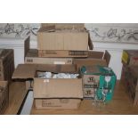 4 boxes of miscellaneous hotel ware glas