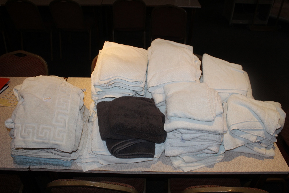 A quantity of towels.