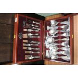 Cased canteen of cutlery by Cooper Ludla