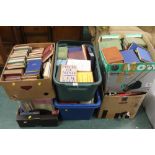 Seven boxes of books to include Pieces o