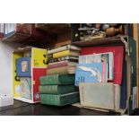 Two boxes of yachting and sailing books,