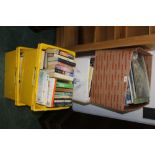 Five boxes of books to include autobiogr
