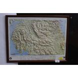 An Oxford plastic relief map, Series 4,