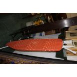 Orange ironing board