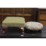 Two footstools