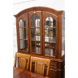 A modern dome topped display cabinet/gla
