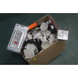 Box of electrical sockets and switches e